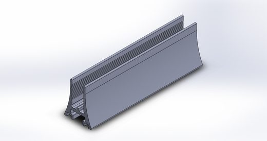 SS-010 — Montante do Vidro 10mm